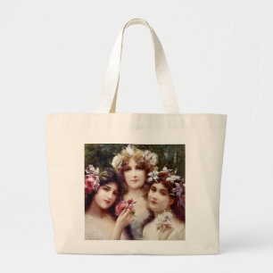 The Three Graces Large Tote Bag