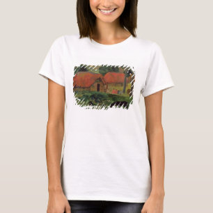 The Three Huts, Tahiti, 1891-92 (oil on canvas) T-Shirt