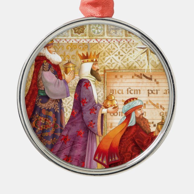 The Three kings Metal Tree Decoration (Front)