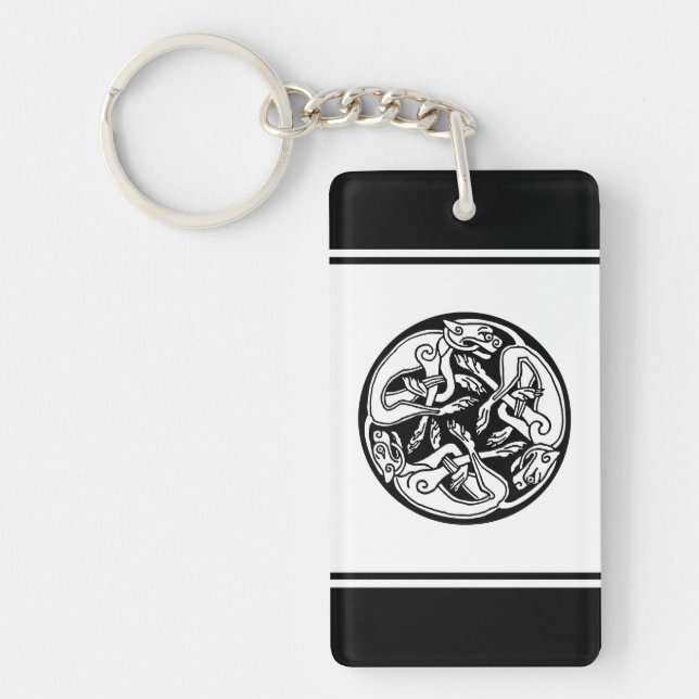 The three lions key ring (Front)