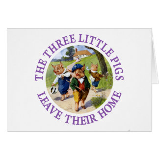 The Three Little Pigs Leave Their Home