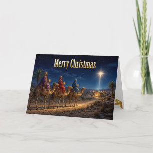 The Three Magi Bearing gifts Card