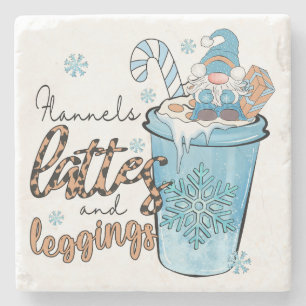 The Three Most Important Thing in Winter  Stone Coaster