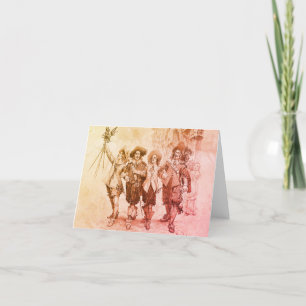 The Three Musketeers by Alexandre Dumas Thank You Card