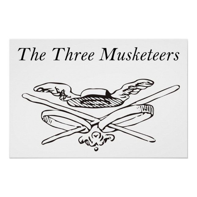 The Three Musketeers Heroes - Alexandre Dumas Poster (Front)