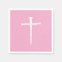 The Three Nails White Cross Christian