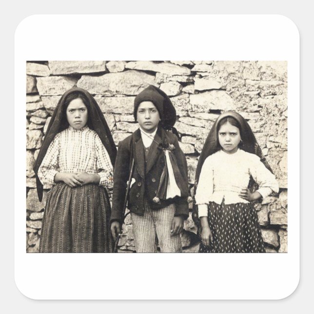 The Three Plots Square Sticker (Front)