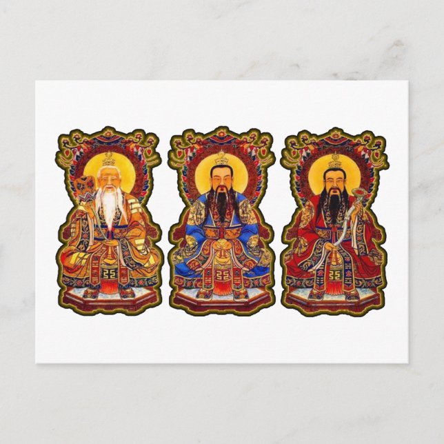 The Three Pure Ones Postcard (Front)
