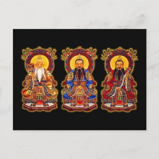The Three Pure Ones Postcard (Front)