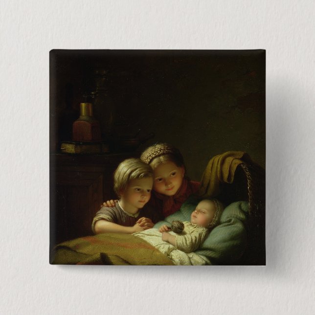 The Three Sisters 15 Cm Square Badge (Front)