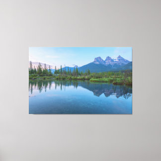 The Three Sisters at Dawn Canvas Print