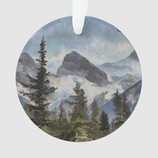 The Three Sisters - Canadian Rocky Mountains Ornament