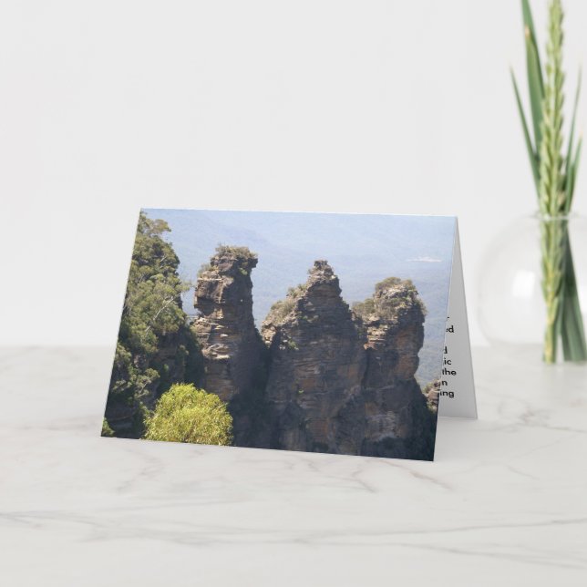 The three Sisters Card (Front)