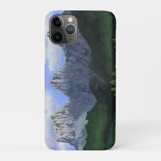 The three sisters in Canmore, Alberta, Canada iPhone 11 Pro Case