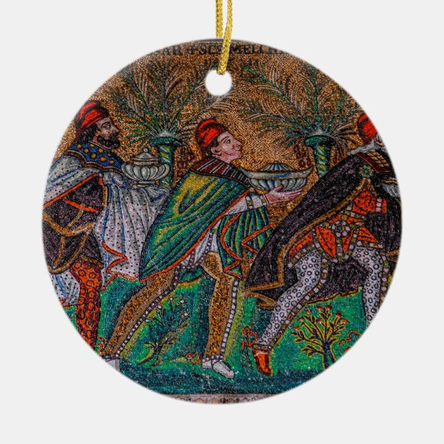 The Three Wise Men Ceramic Tree Decoration (Front)