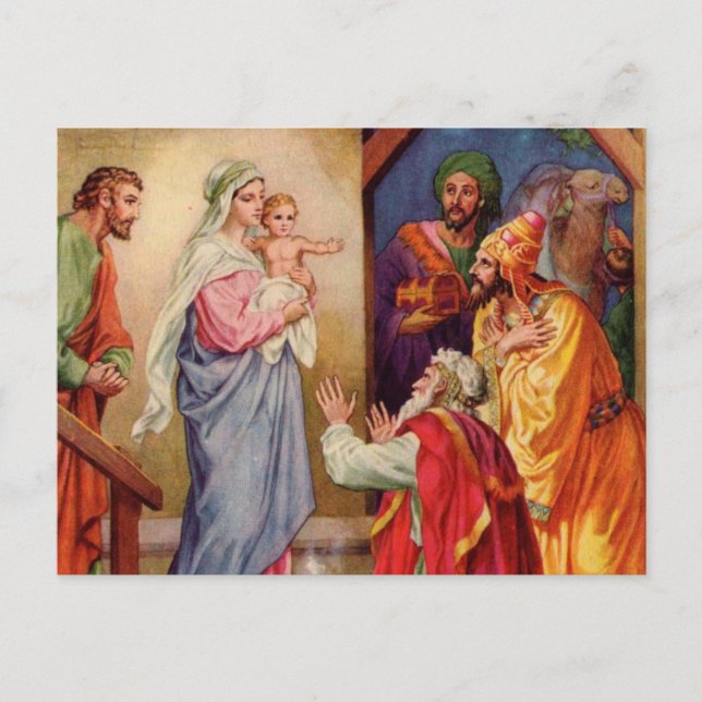 The three wise men postcard (Front)