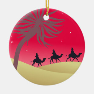 The Three Wisemen Ceramic Tree Decoration