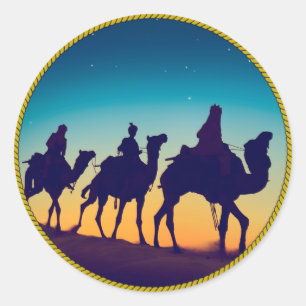 The Three Wisemen Classic Round Sticker