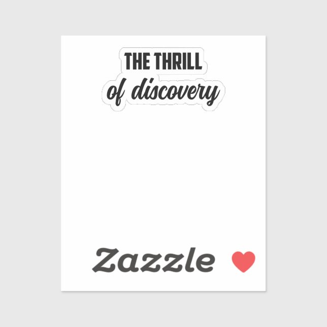 The Thrill Of Discovery: Investigator's Eureka Mum (Sheet)