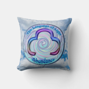 The Throat Chakra - Symbol Abundance Cushion