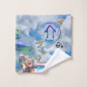 The Throat Chakra - Symbol Dreams Wash Cloth