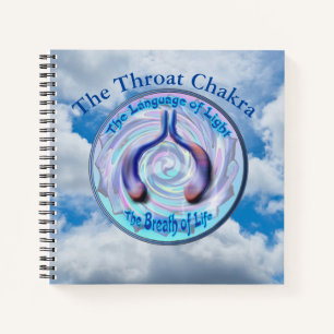 The Throat Chakra - Symbol the Breath Life Notebook