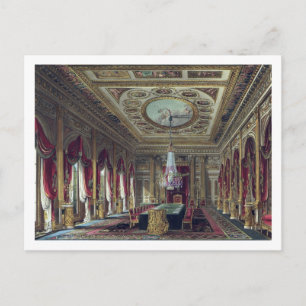 The Throne Room, Carlton House, from 'The History Postcard