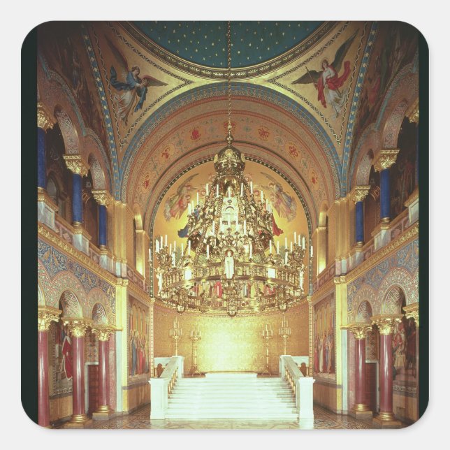 The Throne Room from the north Square Sticker (Front)