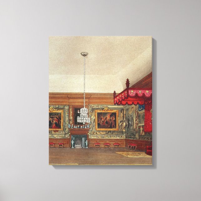 The Throne Room, Hampton Court Canvas Print (Front)