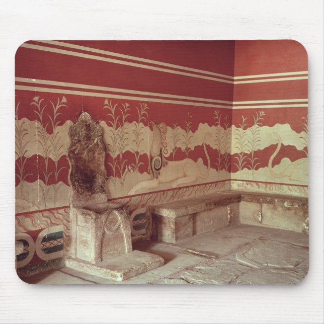 The Throne Room of Minos, 1500-1400 BC Mouse Mat (Front)