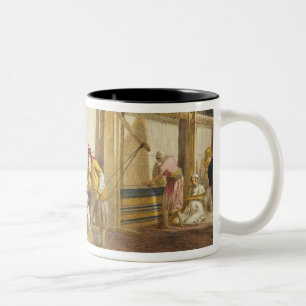 The Thug School of Industry, Jubbulpore, 1863 (chr Two-Tone Coffee Mug