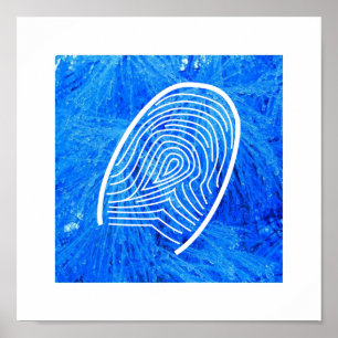THE THUMBPRINT - poster/print Poster