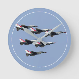 The Thunderbirds Round Clock