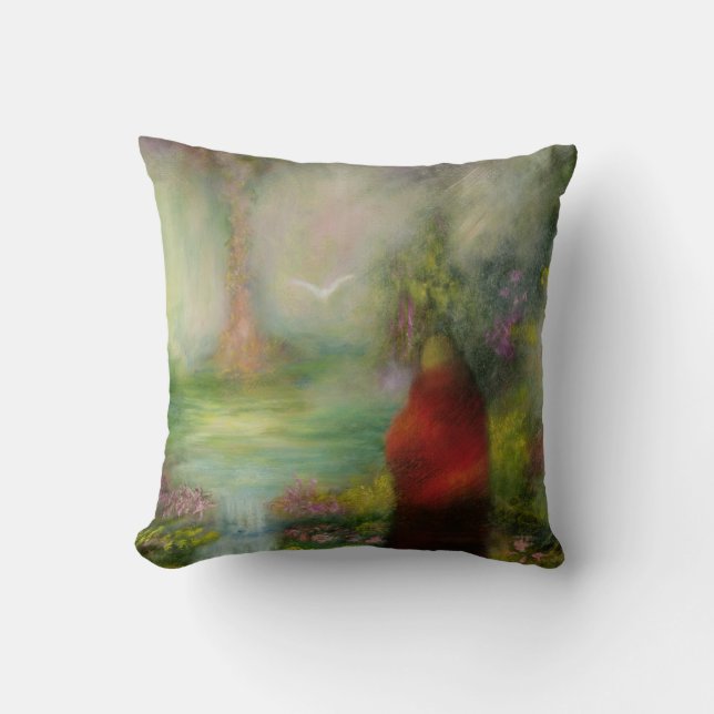 The Tibetan Monk 1989 Cushion (Front)