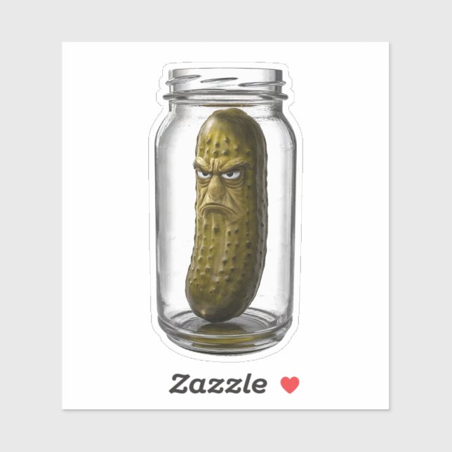 The Ticked Pickle Funny Decal (Sheet)
