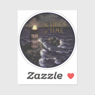 "The Tides of Time" Lighthouse in a Storm