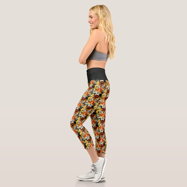THE TIGER   CAPRI LEGGINGS (Left)