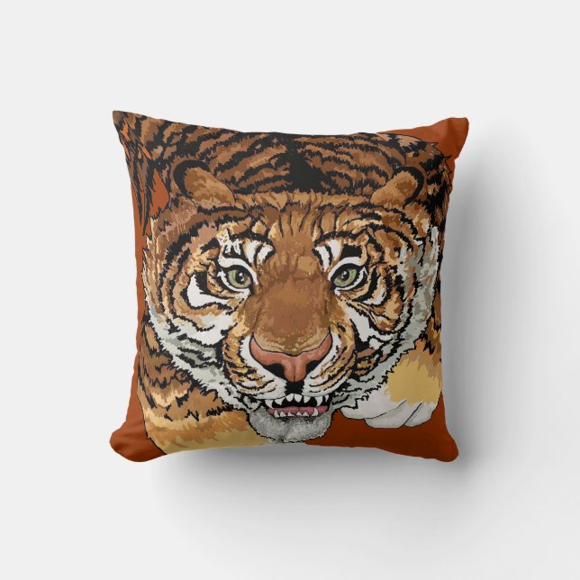 The Tiger Fish Cushion (Front)