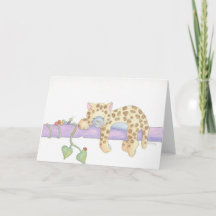 The Tiger greeting card
