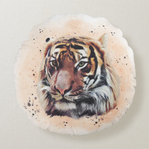 The Tiger Round Cushion
