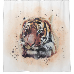 The Tiger Shower Curtain