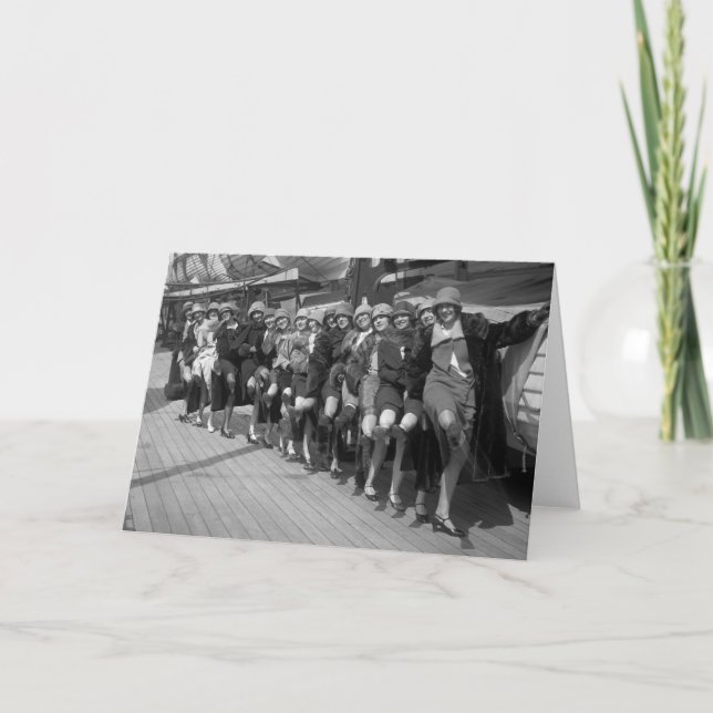 The Tiller Girls, early 1900s Card (Front)