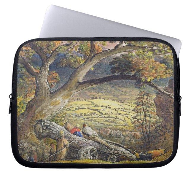 The Timber Wain, c.1833-34 (w/c & gouache on paper Laptop Sleeve (Front)