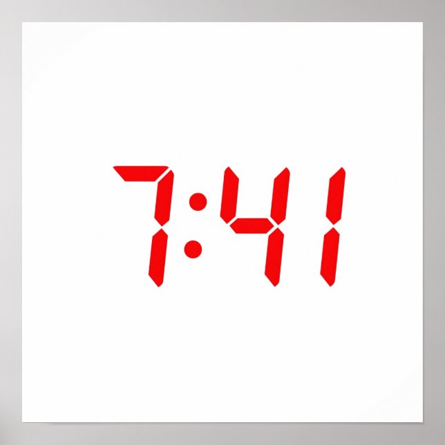 The Time 7:41 Poster (Front)