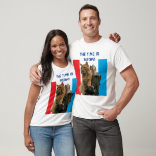The Time is Meow Pumpkin for President T-Shirt