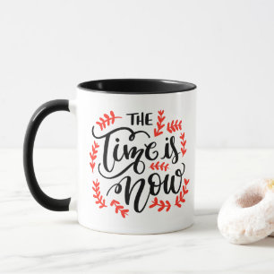 The Time Is Now – Bold Retro Mug