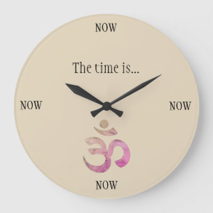 The Time is Now Clock