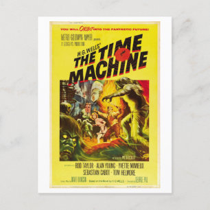 The Time Machine 1960s Film Postcard