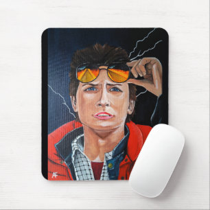The Time Traveler Painting by Alfred Fox Mouse Mat