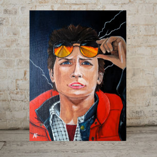 The Time Traveller Painting by Alfred Fox Canvas Print